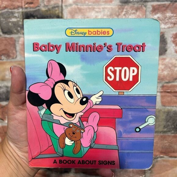 5 for $25🔥VTG Disney Babies Baby Minnie's Treat- Board Book - Picture 1 of 3